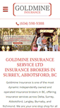 Mobile Screenshot of goldmineinsurance.ca